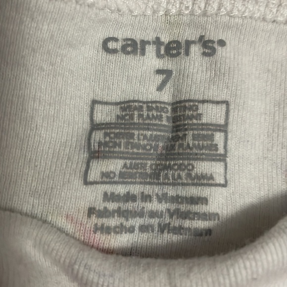 CARTERS UGC Girls Size 7 Long Sleeve Pajama Set Rainbow Ballerinas Unicorn Cloud - Picture 5 of 9